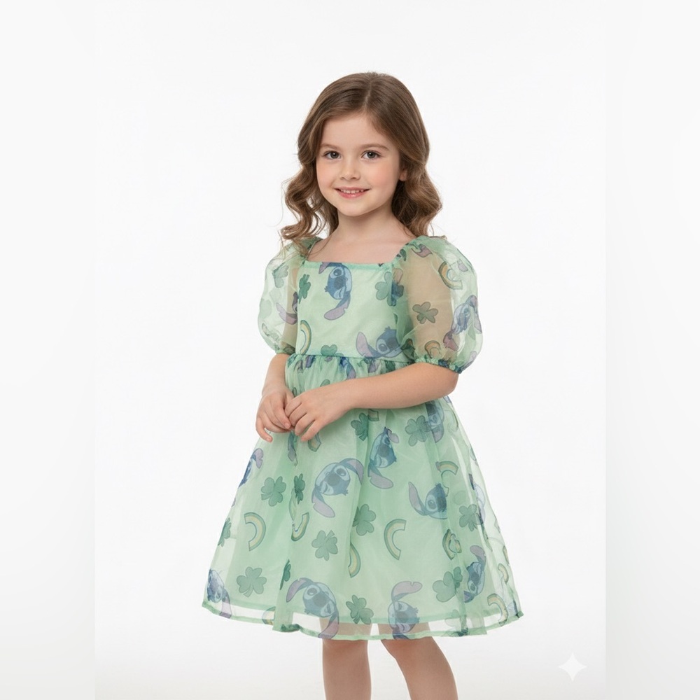 Disney Stitch Mint Green Dress